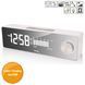 Годинник настільний з радіо Technoline WT483 White/Silver (WT483) DAS2480 фото 4