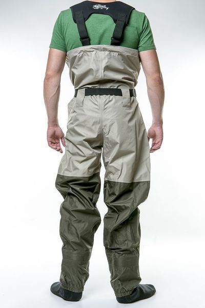 Вейдерси Tramp Angler забродні трьохшарова мембрана олива, Сірий L TRFB-004-L фото