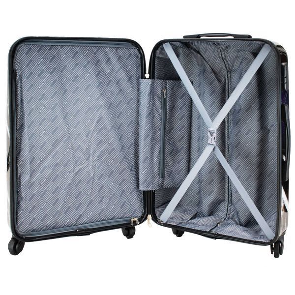 Чемодан Semi Line 24" (M) Black Marble (T5730-2) DAS3195 фото