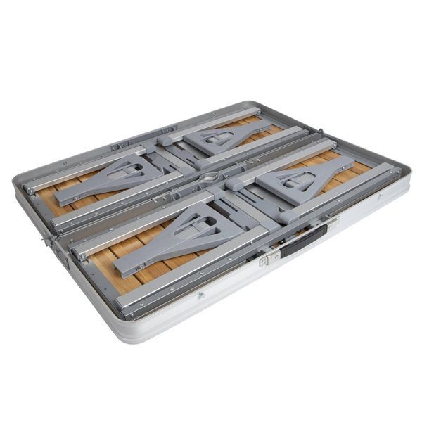 Стіл Bo-Camp Bamboo Brown/Silver (1404800) DAS1194 фото