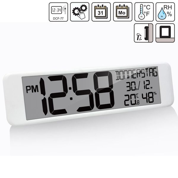 Часы настенные Technoline WS8120 White (WS8120) DAS2504 фото
