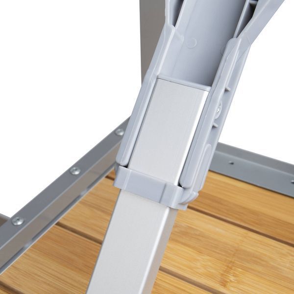 Стіл Bo-Camp Bamboo Brown/Silver (1404800) DAS1194 фото