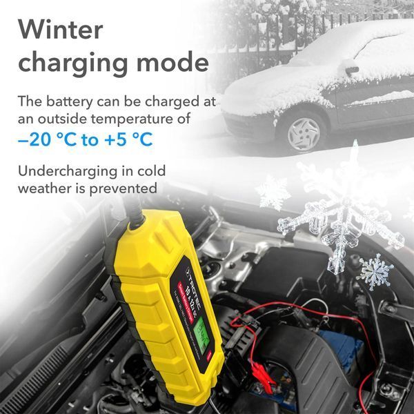 Зарядное устройство для автомобильного аккумулятора Trotec PBCS 10A, 12V, 4-200Ah (4675000015) DAS2858 фото