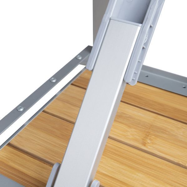 Стіл Bo-Camp Bamboo Brown/Silver (1404800) DAS1194 фото
