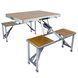 Стіл Bo-Camp Bamboo Brown/Silver (1404800) DAS1194 фото 1