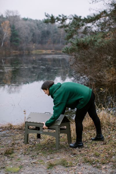 Стіл Tribe Camp Table Low пластиковий T-EF-0003-olive T-EF-0003-olive фото