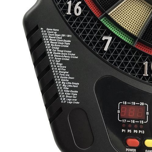 Электронная мишень для дартса 27 игр + дротики Trizand 22814 37643 фото