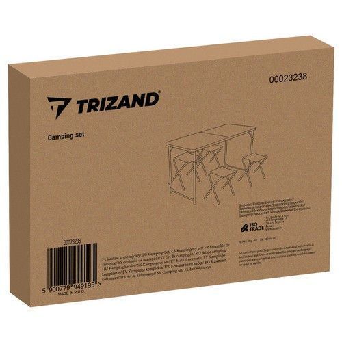 Набор для кемпинга Trizand 23238 стол и 4 кресла с чехлом 47906 фото