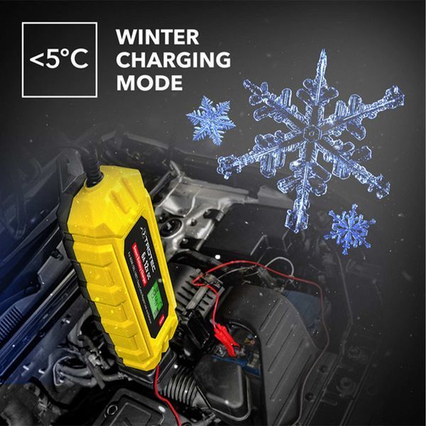 Зарядное устройство для автомобильного аккумулятора Trotec PBCS 6A, 12V, 4-150Ah (4675000010) DAS2859 фото