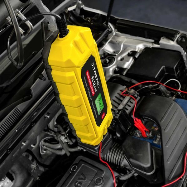 Зарядное устройство для автомобильного аккумулятора Trotec PBCS 6A, 12V, 4-150Ah (4675000010) DAS2859 фото