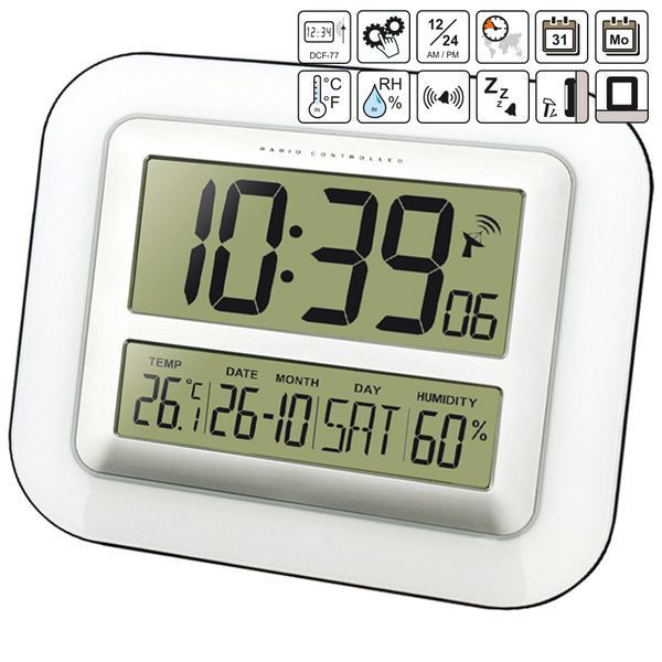 Годинник настінний Technoline WS8006 Silver (WS8006) DAS1594 фото