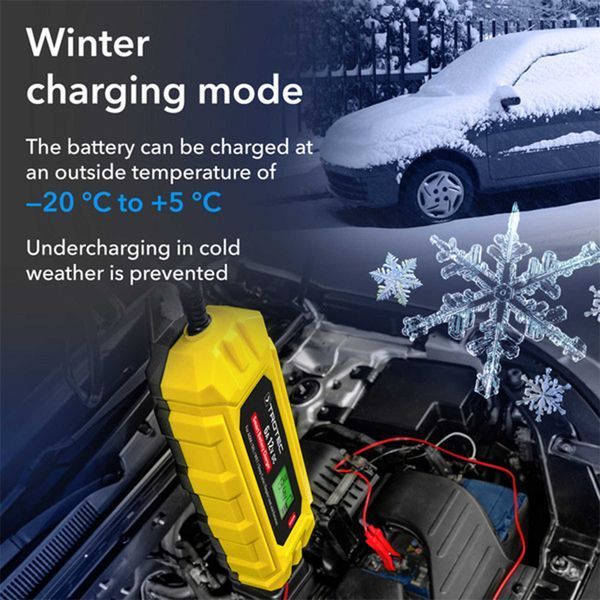 Зарядное устройство для автомобильного аккумулятора Trotec PBCS 6A, 12V, 4-150Ah (4675000010) DAS2859 фото
