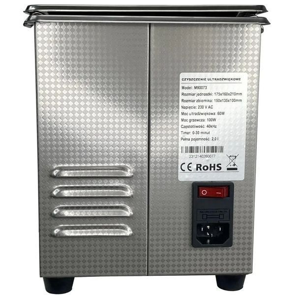 Ультразвуковая ванна очиститель Mar-Pol M90073 1,5л 21766 фото