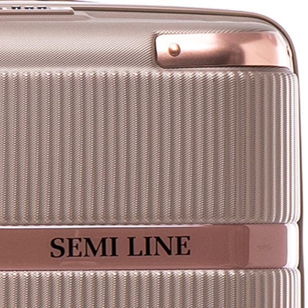 Валіза Semi Line 20" (S) Champagne (T5668-2) DAS2467 фото