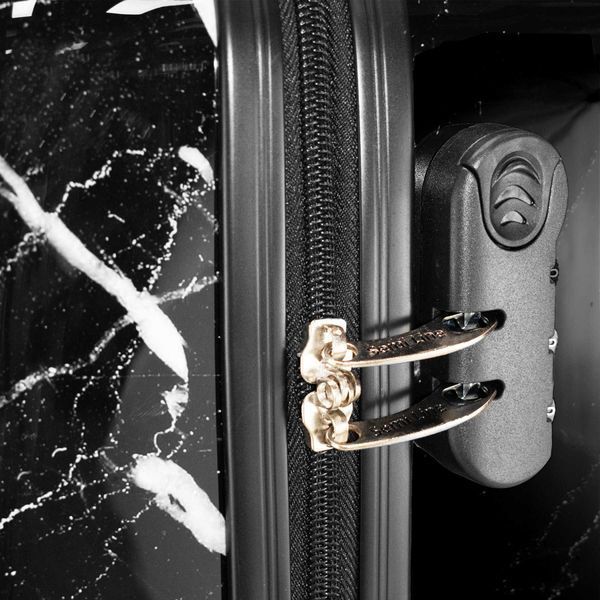 Чемодан Semi Line 20" (S) Black Marble (T5730-1) DAS3196 фото