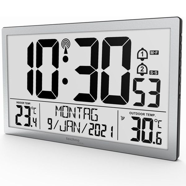 Годинник настінний Technoline WS8113 Silver (WS8113) DAS2506 фото