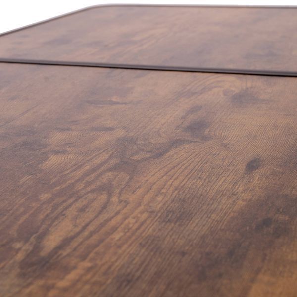 Стіл Bo-Camp Decatur 90x60 cm Black/Wood look (1404200) DAS1196 фото