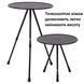 Стол Bo-Camp Sawtelle 37x37 cm Black (1404327) DAS3076 фото 2
