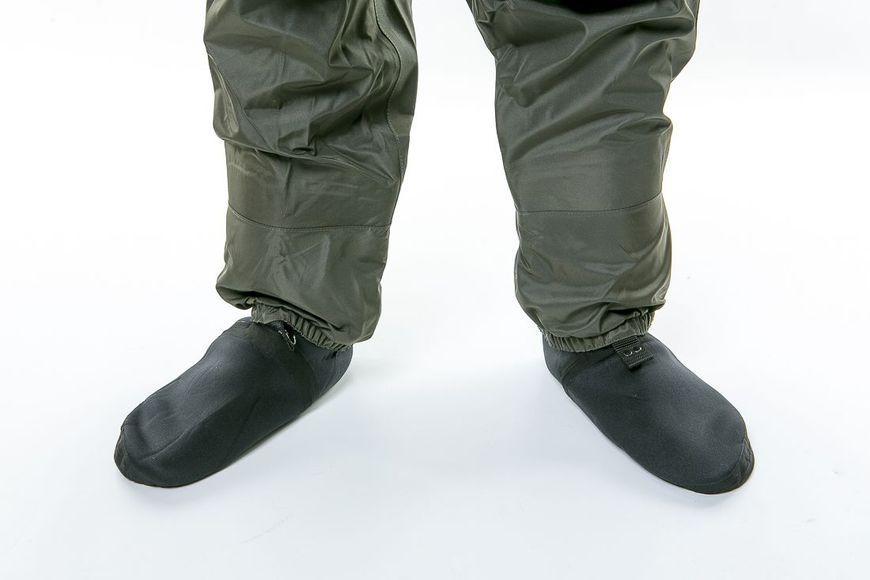 Вейдерси Tramp Angler забродні трьохшарова мембрана олива, Сірий S TRFB-004-S фото