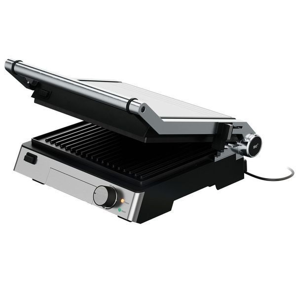 Электрический контактный гриль Silver Crest SKGE 2000 (2000 Вт, покрытие ILAG, 29x26 см, 180&deg;) 27552 фото