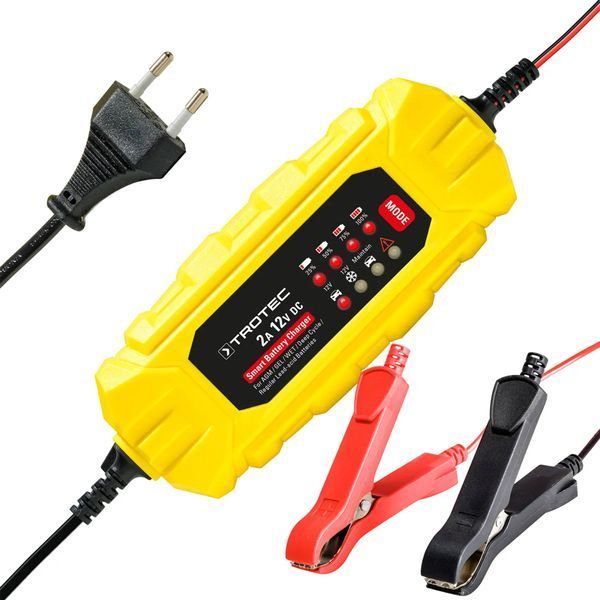Зарядное устройство для автомобильного аккумулятора Trotec PBCS 2A, 12V, 4-60Ah (4675000001) DAS2861 фото