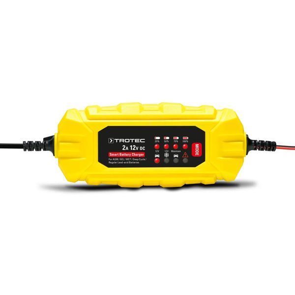 Зарядное устройство для автомобильного аккумулятора Trotec PBCS 2A, 12V, 4-60Ah (4675000001) DAS2861 фото