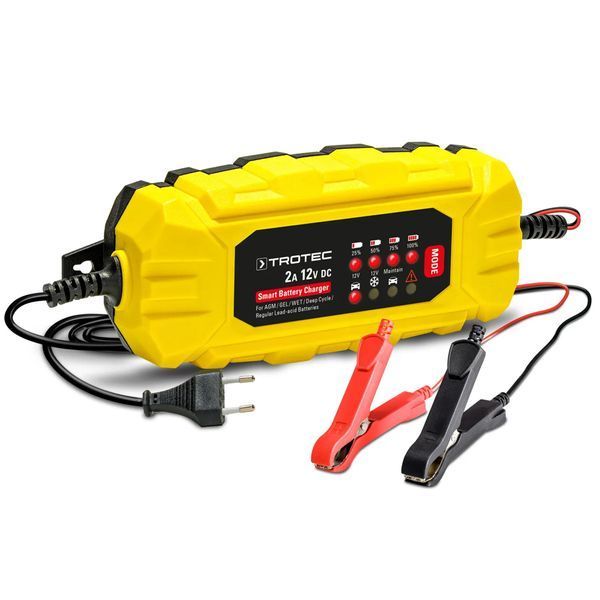 Зарядное устройство для автомобильного аккумулятора Trotec PBCS 2A, 12V, 4-60Ah (4675000001) DAS2861 фото