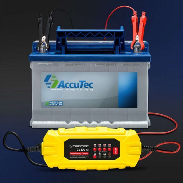 Зарядное устройство для автомобильного аккумулятора Trotec PBCS 2A, 12V, 4-60Ah (4675000001) DAS2861 фото