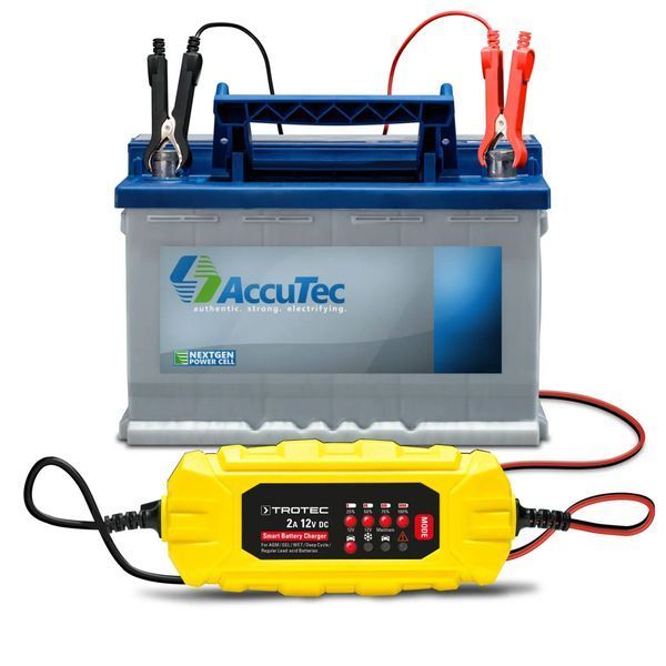 Зарядное устройство для автомобильного аккумулятора Trotec PBCS 2A, 12V, 4-60Ah (4675000001) DAS2861 фото
