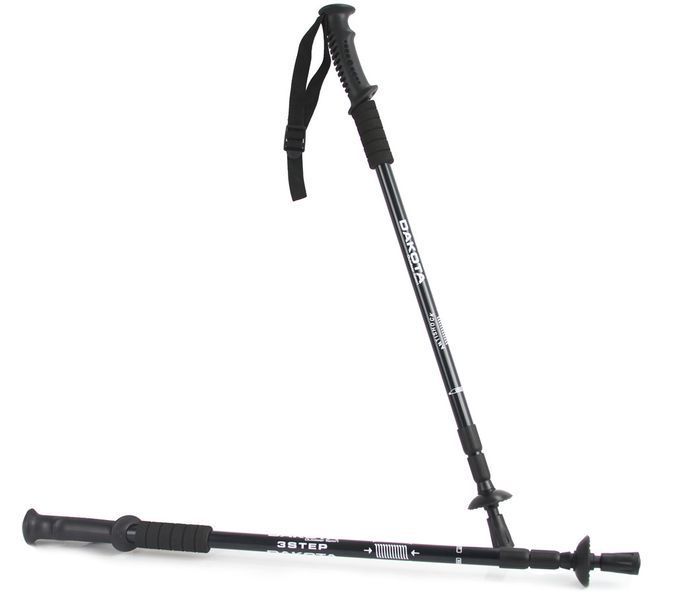 Трекинговые палки Dakota Sport M90121 Черные для скандинавской ходьбы 21733 фото