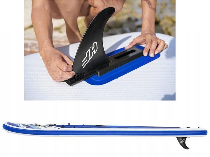 SUP доска 305см Bestway 65350 с аксессуарами сапборд сап доска 120 кг 305 x 84 х 12 см, синяя 32699 фото