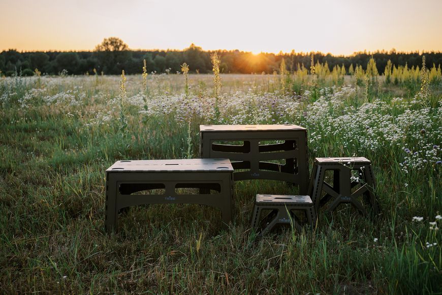 Стіл Tribe Camp Table High пластиковий T-EF-0004-olive T-EF-0004-olive фото