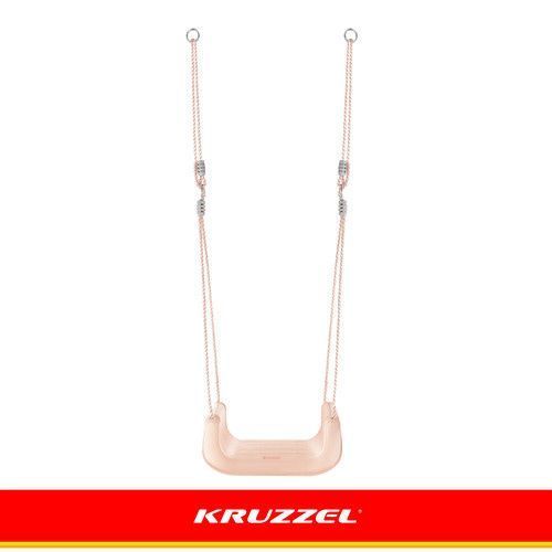 Детские качели-трансформер 3-в-1 серо-бежевая Kruzzel 27357 49852 фото