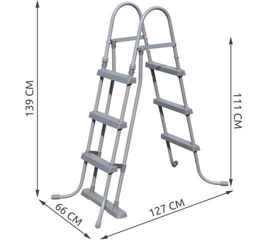 Лестница для бассейна 107 см - BESTWAY 58330 20262 фото