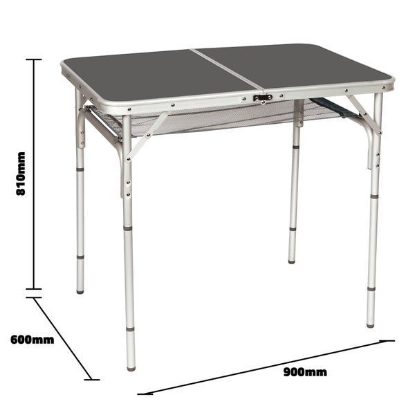 Стіл Bo-Camp Case Model 90x60 cm Grey (1404393) DAS1199 фото