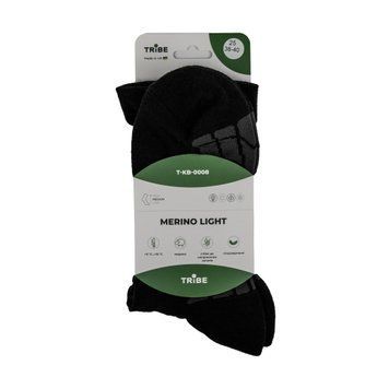 Шкарпетки Tribe Merino Light T-KB-0008-black, 38-40 T-KB-0008-black-38-40 фото