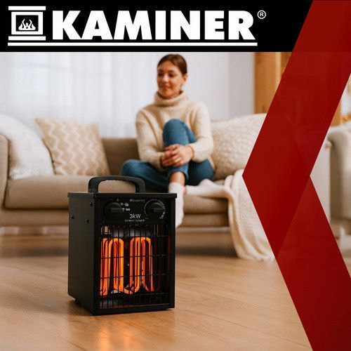 Электрический обогреватель 3000 Вт Kaminer 26072 47865 фото
