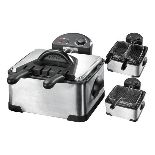 Фритюрница Clatronic FR 3195 4л 2000 Вт 3 корзины 12272 фото