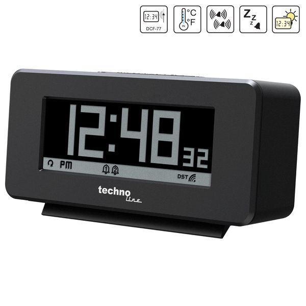 Годинник настільний Technoline WT295 Black (WT295) DAS2703 фото