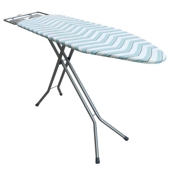 Дошка для прасування Casa Si Elegance 125x41 Grey/Blue Zigzag (CS93589G) DAS3425 фото