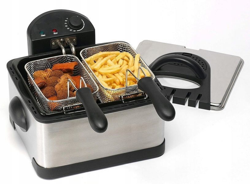Фритюрница Clatronic FR 3195 4л 2000 Вт 3 корзины 12272 фото