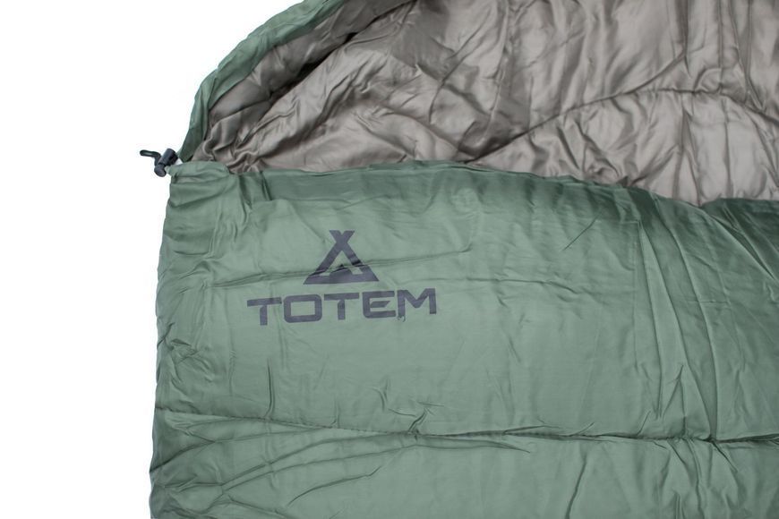 Спальний мішок Totem Fisherman XXL ковдра з капюш олива, Правий TTS-013-R фото