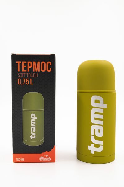 Термос TRAMP Soft Touch 0,75 л, Жовтий TRC-108-yellow фото