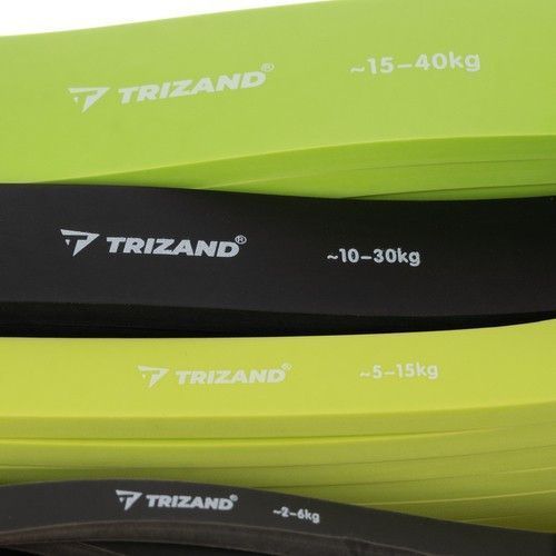 Комплект эспандеров для фитнеса - 4 шт. с дверным фиксатором Trizand 24305 32301 фото