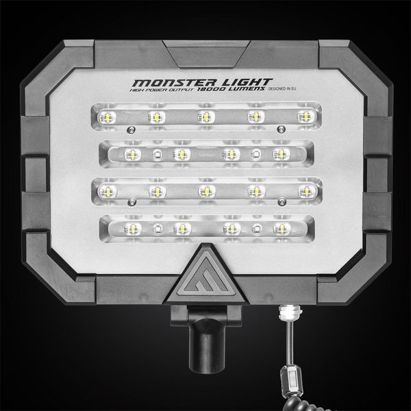 Прожектор профессиональный Mactronic Monster Light Mini Rescue (18 000 Lm) Recharge (PFL0151-E-ORANGE) DAS303724 фото