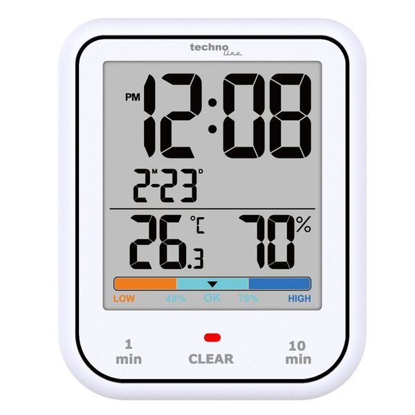 Термогигрометр Technoline WT380 White (WT380) DAS2354 фото