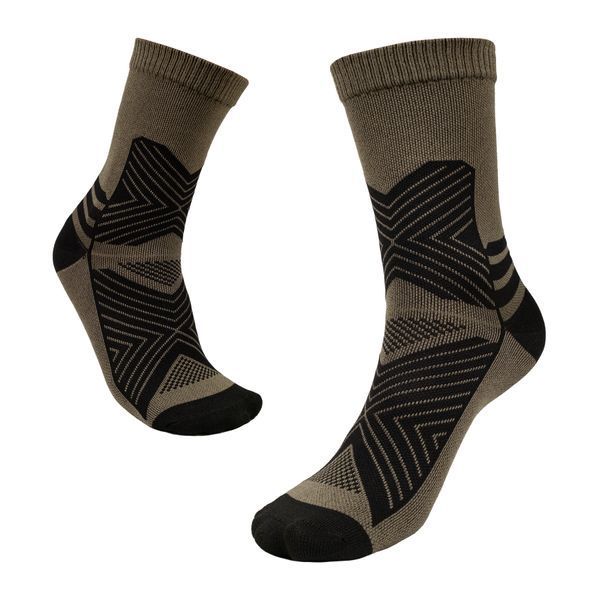 Шкарпетки Tribe Trekking Summer Long T-KB-0016-olive, 38-40 T-KB-0016-olive-38-40 фото