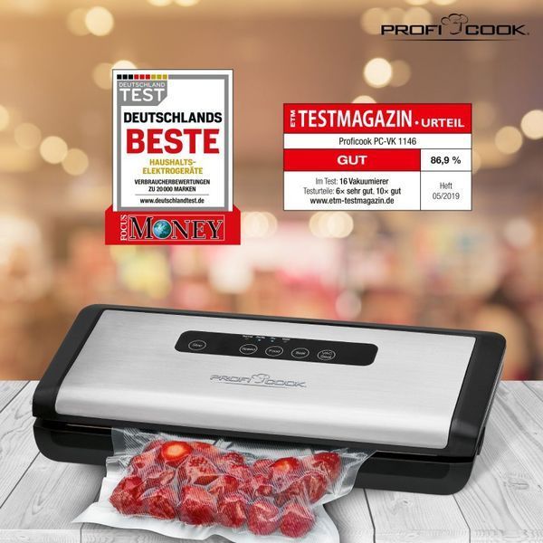 Вакууматор ProfiCook PC-VK 1146 вакуумный упаковщик 120 Вт 13394 фото
