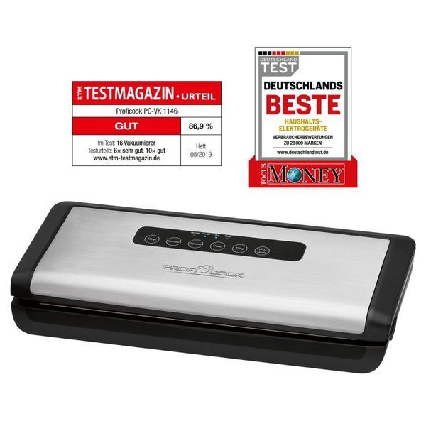Вакууматор ProfiCook PC-VK 1146 вакуумный упаковщик 120 Вт 13394 фото