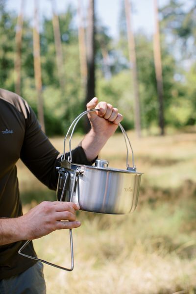 Казанок Tribe Fire Pot 5,4 л сталевий T-FH-0006-metal T-FH-0006-metal фото